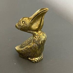 VINTAGE BRASS PELICAN FIGURE 2 1/2" TALL PAC PRESTIGE AMERICAN DETAILED  Origina